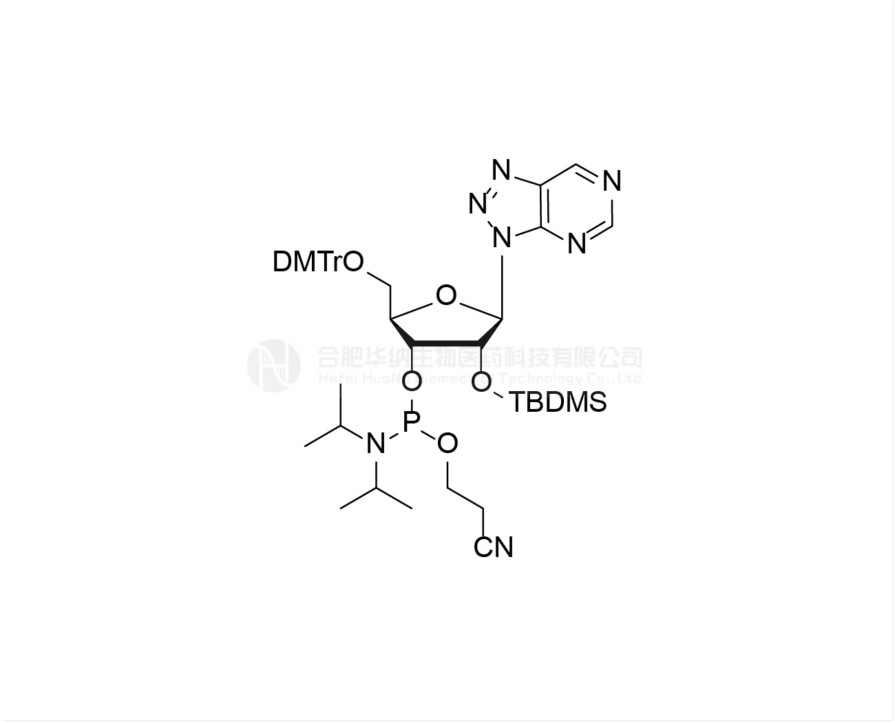 DMTr-2'-O-TBDMS-8-azanebularine-3'-CE-Phosphoramidite