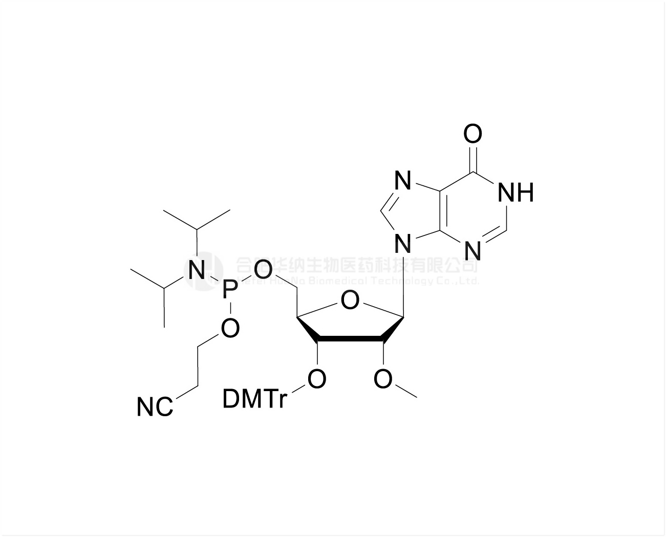 3'-O-DMTr-2'-O-Me-rI-5'-CE-Phosphoramidite