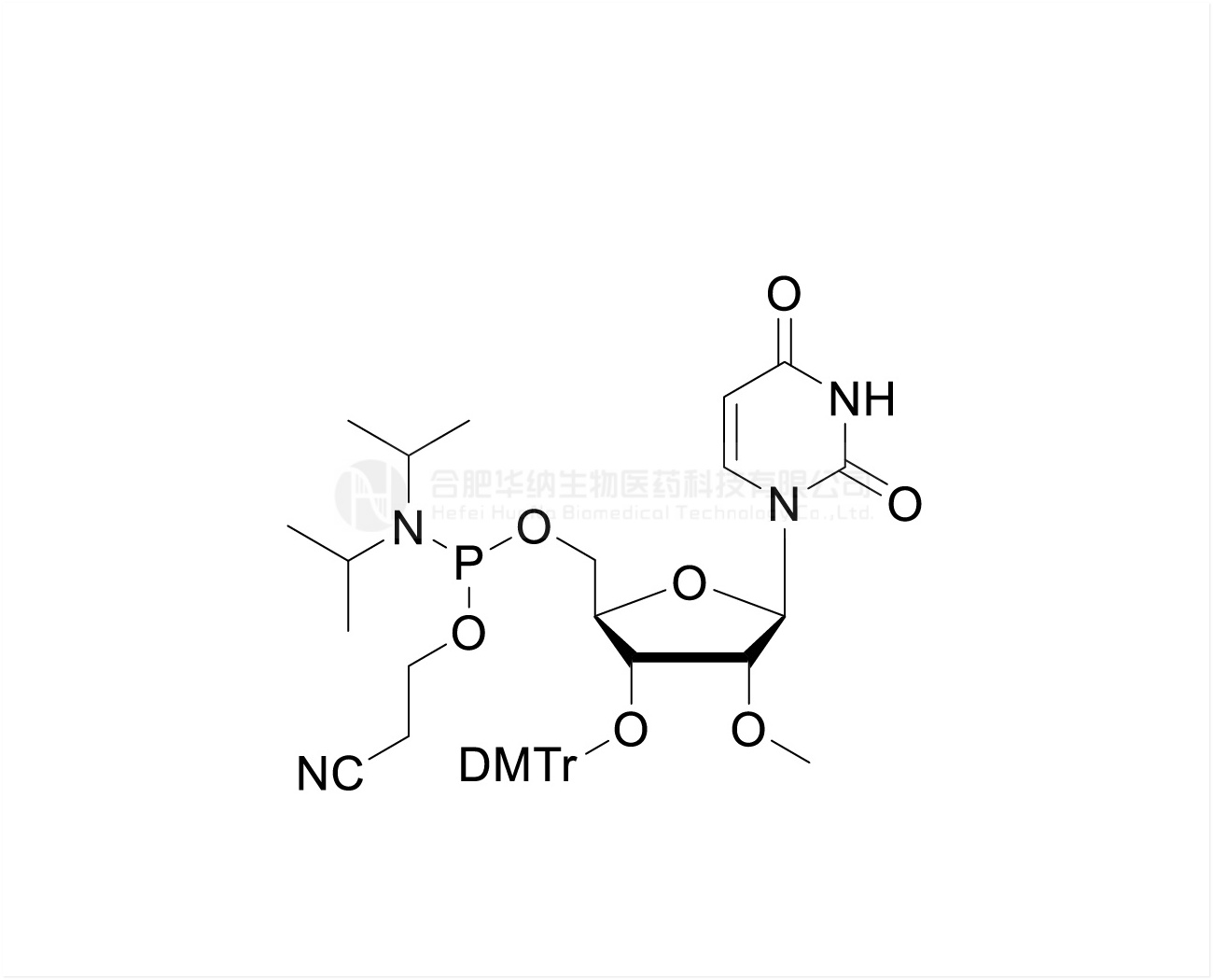 3'-O-DMTr-2'-O-Me-rU-5'-CE-Phosphoramidite