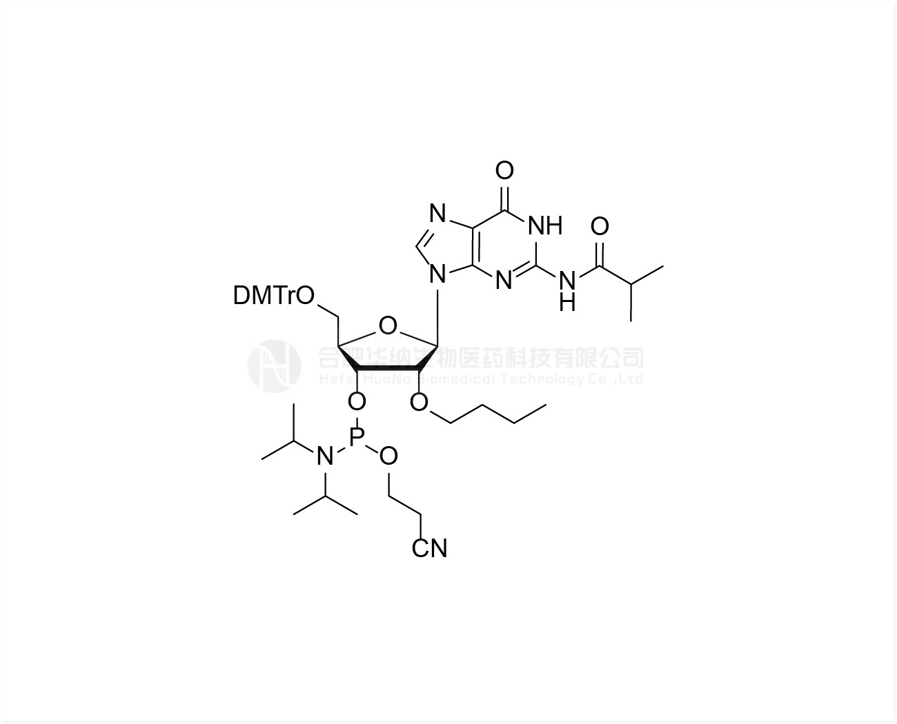 DMTr-2'-O-Bu-rG(iBu)-3'-CE-Phosphoramidite