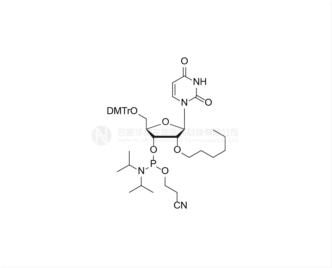 DMTr-2'-O-C6-rU-3'-CE-Phosphoramidite