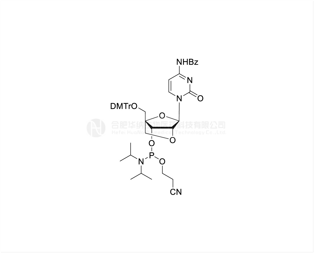 DMTr-2'-O-4'-C-Locked-rC(Bz)-3'-CE-Phosphoramidite