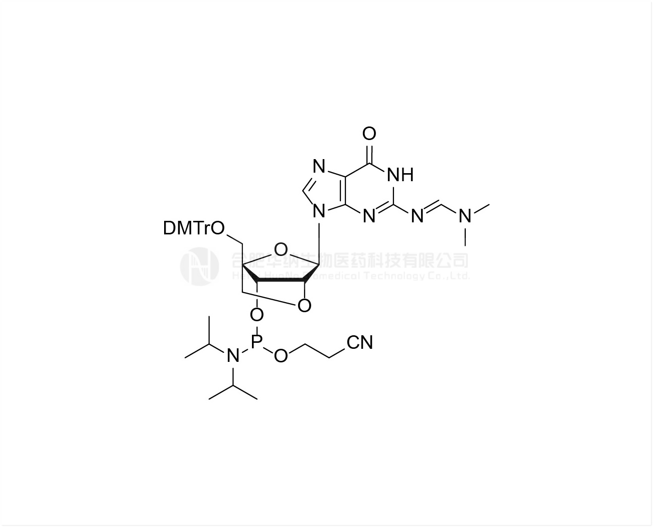 DMTr-2'-O-4'-C-Locked-rG(dmf)-3'-CE-Phosphoramidite