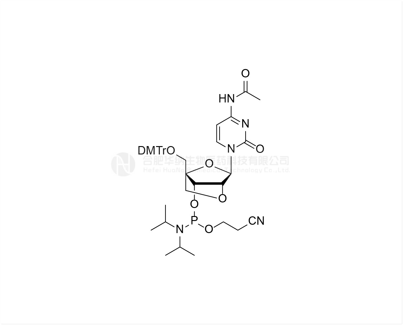 DMTr-2'-O-4'-C-Locked- rC(Ac)-3'-CE-Phosphoramidite