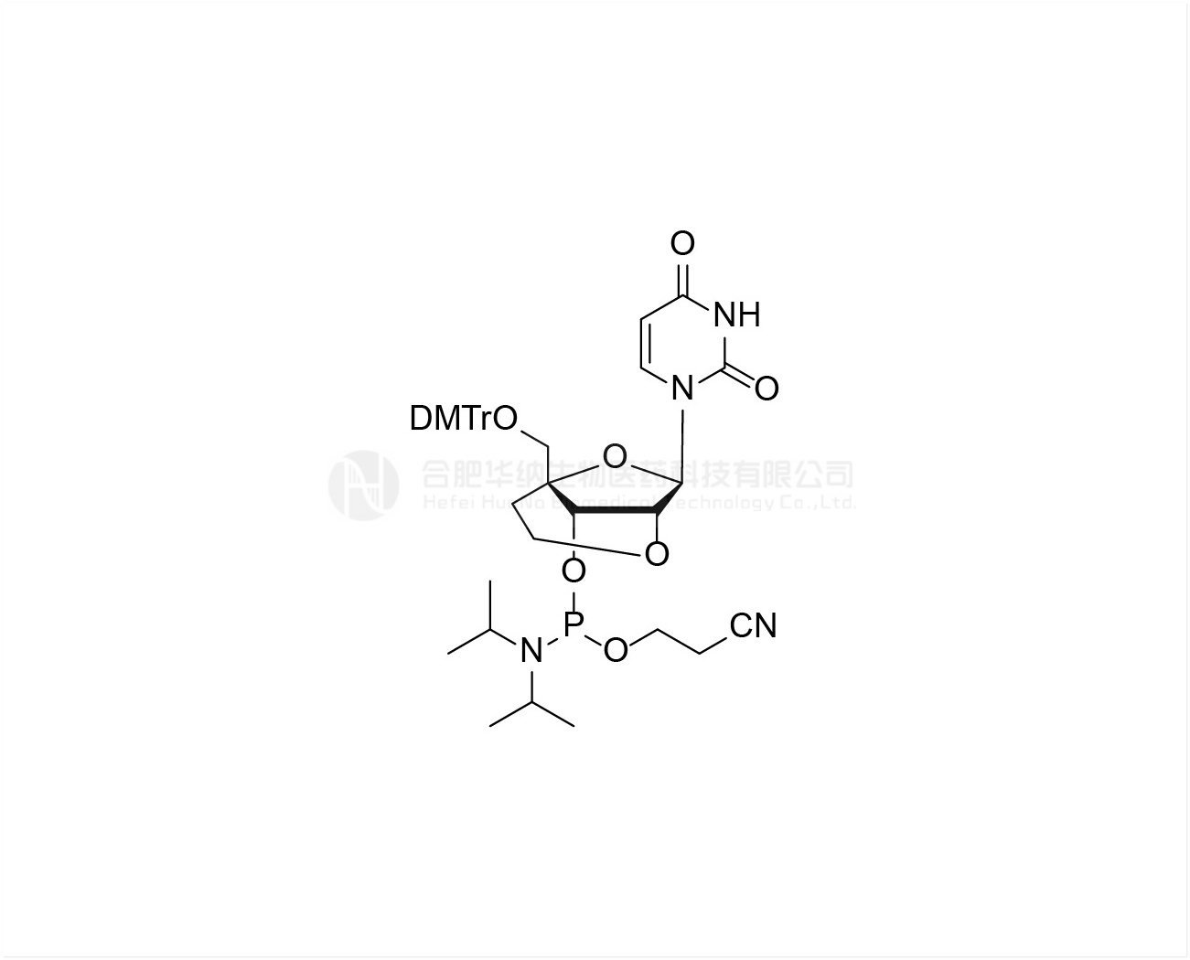 DMTr-2'-O-4'-C-ethylene-rU-3'-CE-Phosphoramidite