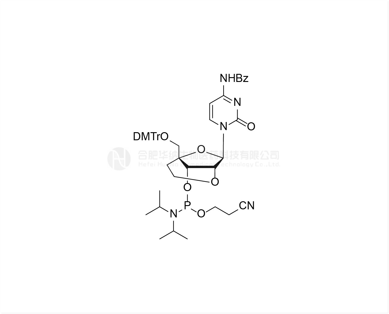 DMTr-2'-O-4'-C-ethylene-rC(Bz)-3'-CE-Phosphoramidite