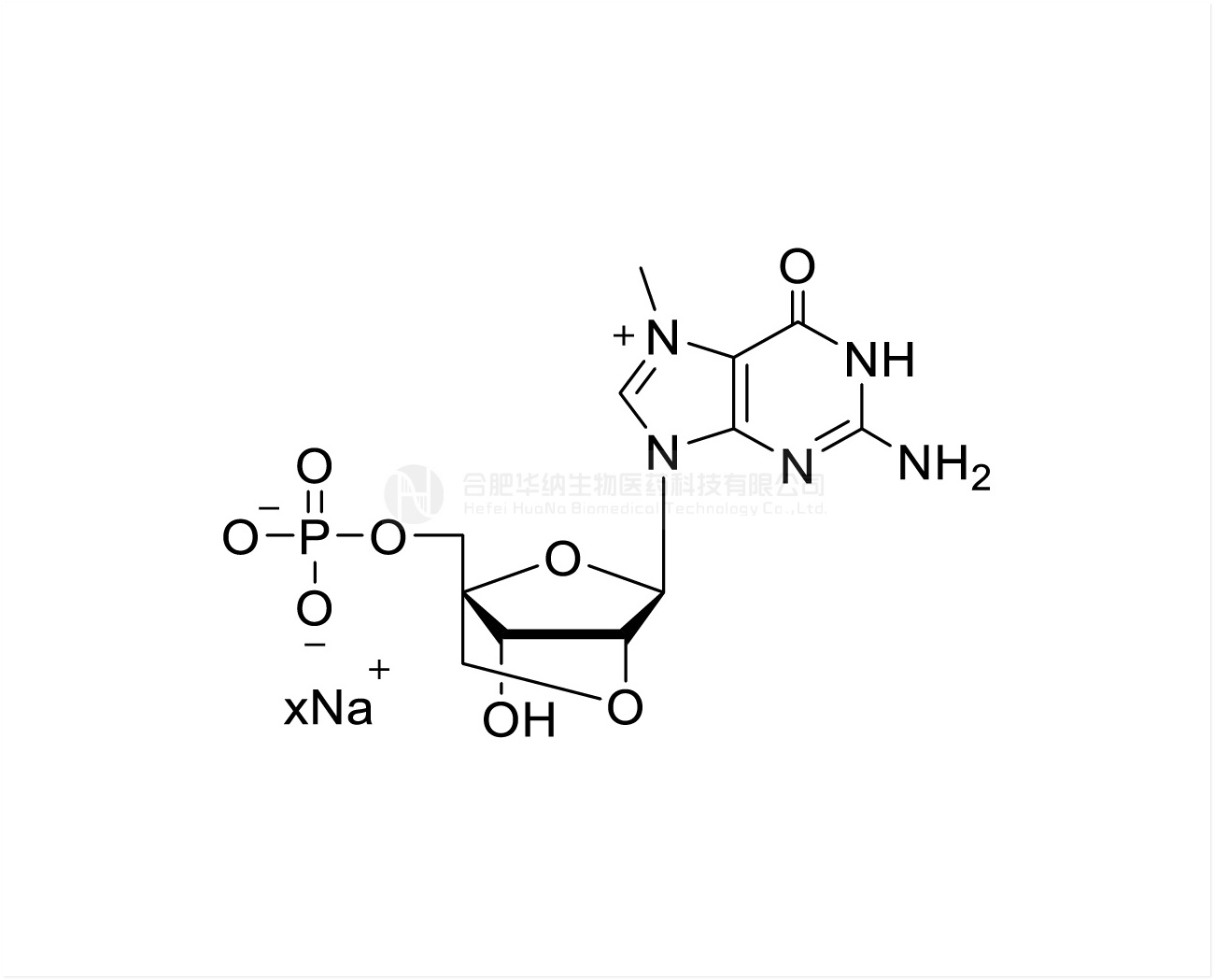 2'-O-4'-C-Locked-m7GMP 100mM Sodium Solution