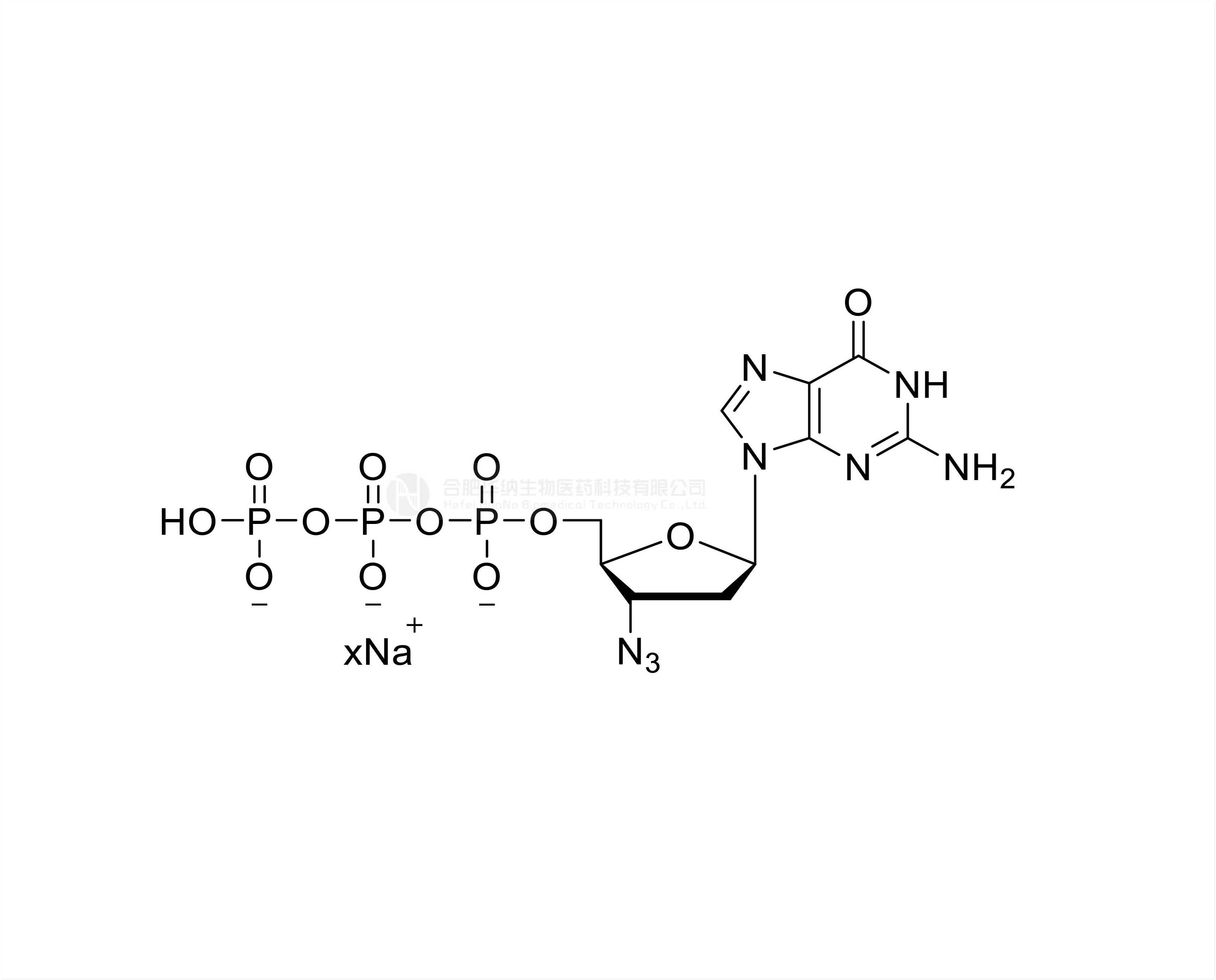 3′-Azido-ddGTP 100mM Sodium Solution