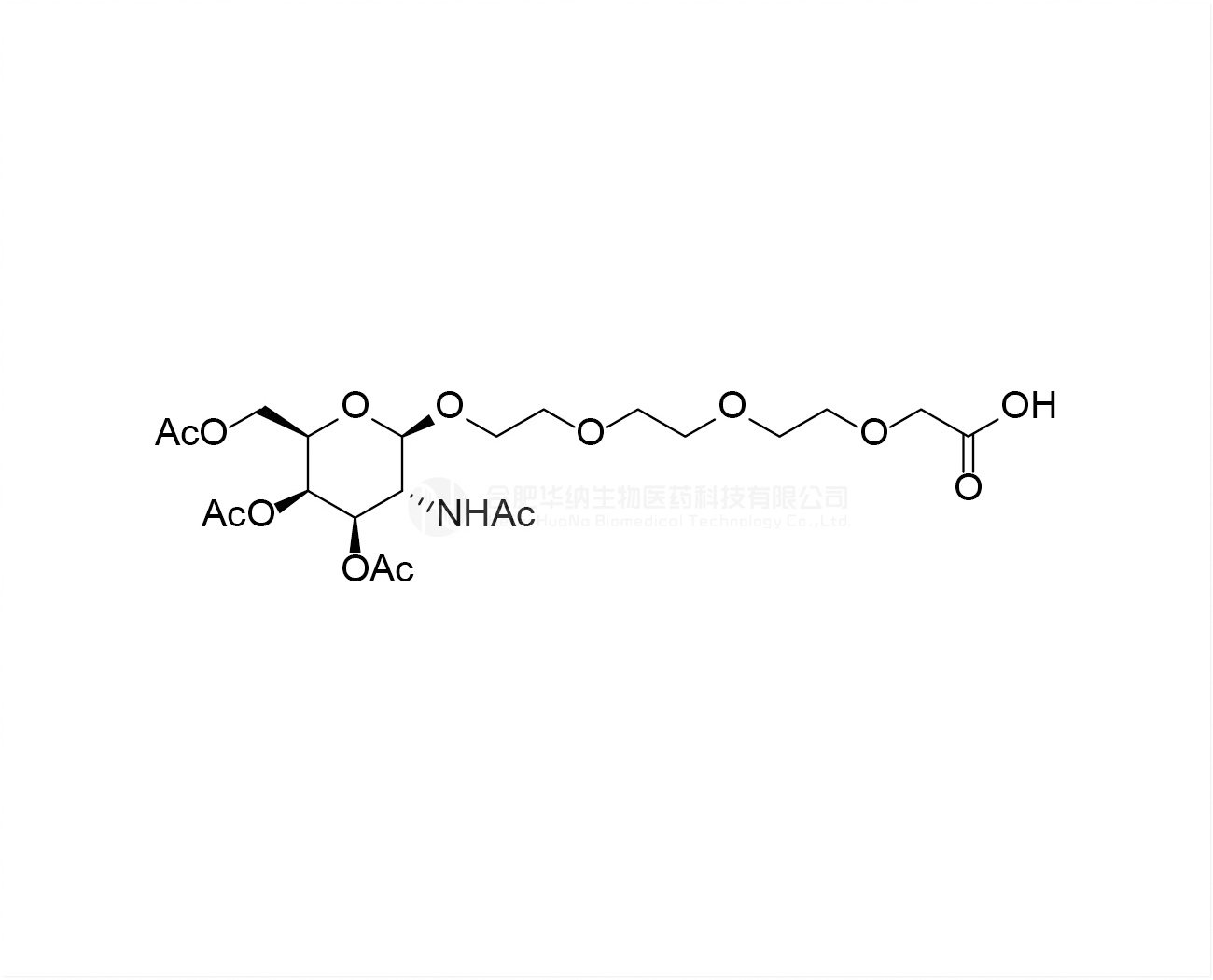 Peracetylated GalNAc PEG linker-Acid-1